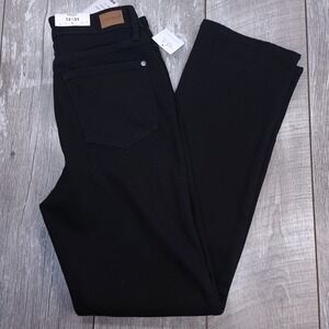 Judy Blue Straight Leg Jeans Womens 13/31 Black High Waist JB88451